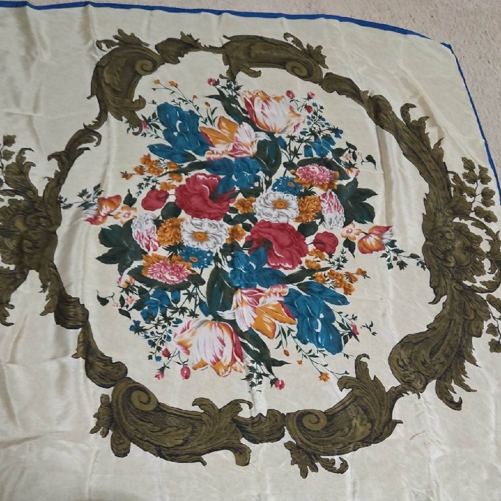 Floral Patterned Scarf